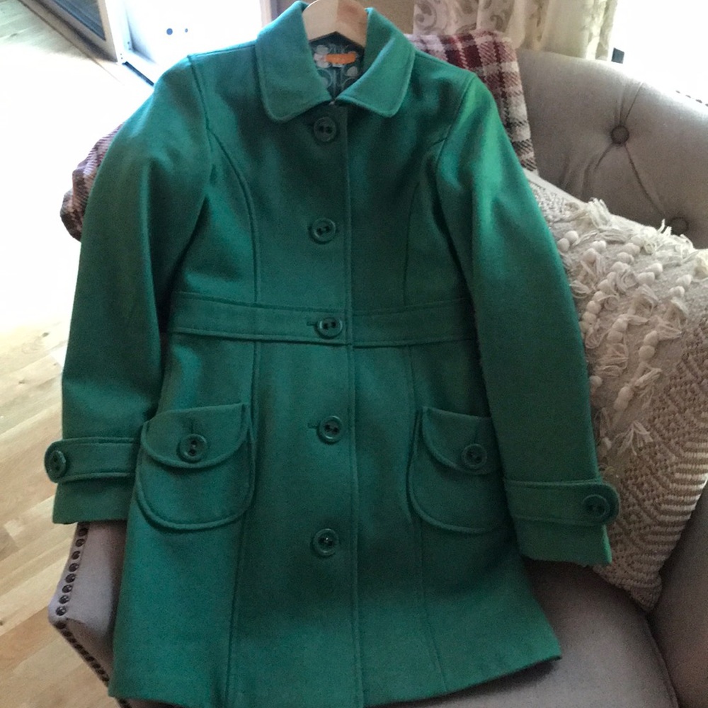 Nordstrom Tulle Wool Coat